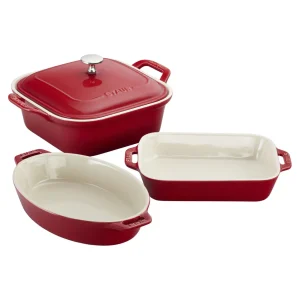 ZWILLING Cookware Sets*4-Pc, Mixed Baking Dish Set, Cherry