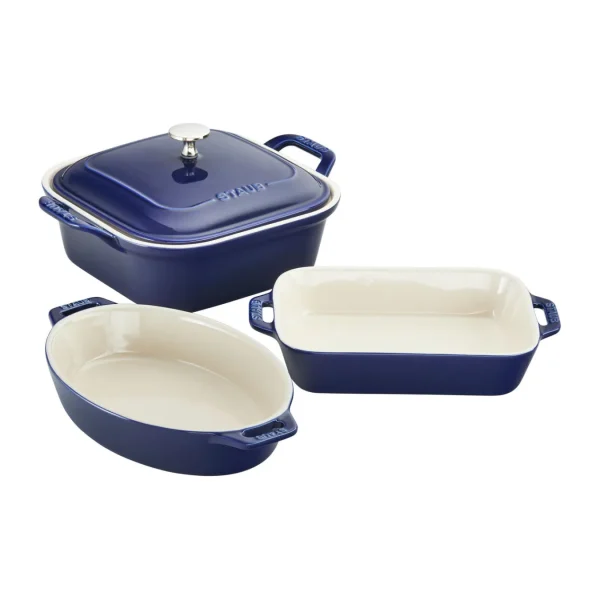 ZWILLING Cookware Sets*4-Pc, Mixed Baking Dish Set, Dark Blue