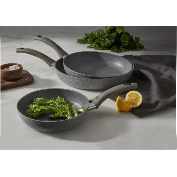 Ballarini Cookware Sets*3-Pc, Non-Stick, Pots And Pans Set Grey