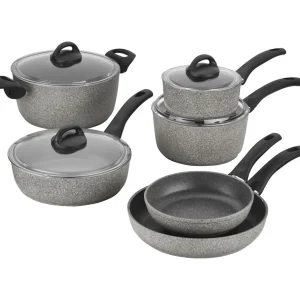 Ballarini Cookware Sets*10-Pc, Non-Stick, Pots And Pans Set Grey