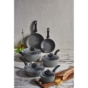 Ballarini Cookware Sets*10-Pc, Non-Stick, Pots And Pans Set Grey