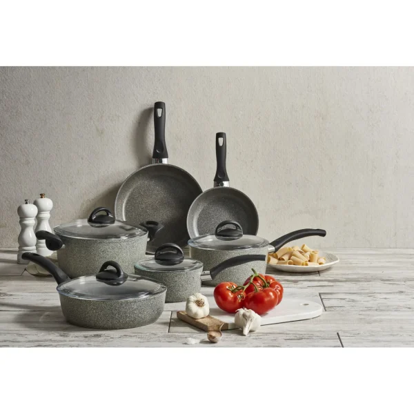 Ballarini Cookware Sets*10-Pc, Non-Stick, Pots And Pans Set Grey