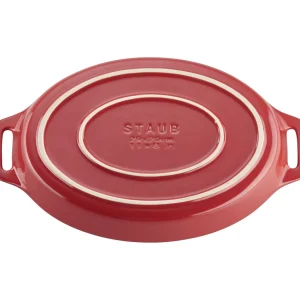 STAUB Baking Dishes*2-Pc, Oval, Baking Dish Set, Cherry