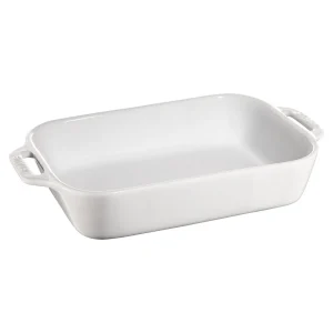 STAUB Baking Dishes*2-Pc, Rectangular Baking Dish Set, White