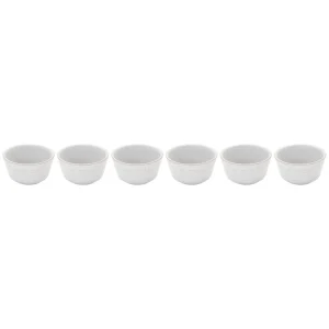 HENCKELS Ramekins*6-Pc, Round, Ramekin Set, White