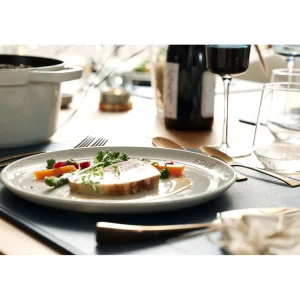 STAUB Dinner Plates*4-Pc, Salad Plate Set White Truffle