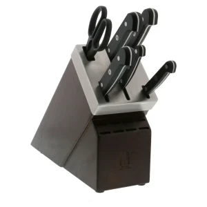 ZWILLING Self Sharpening Knife Sets*7-Pc, Self-Sharpening Knife Block Set , Brown