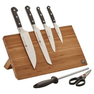 ZWILLING Knife Sets*7-Pc, Set Withmagnetic Easel Block, Bamboo