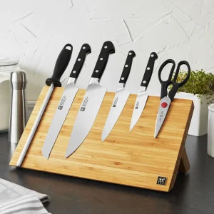 ZWILLING Knife Sets*7-Pc, Set Withmagnetic Easel Block, Bamboo