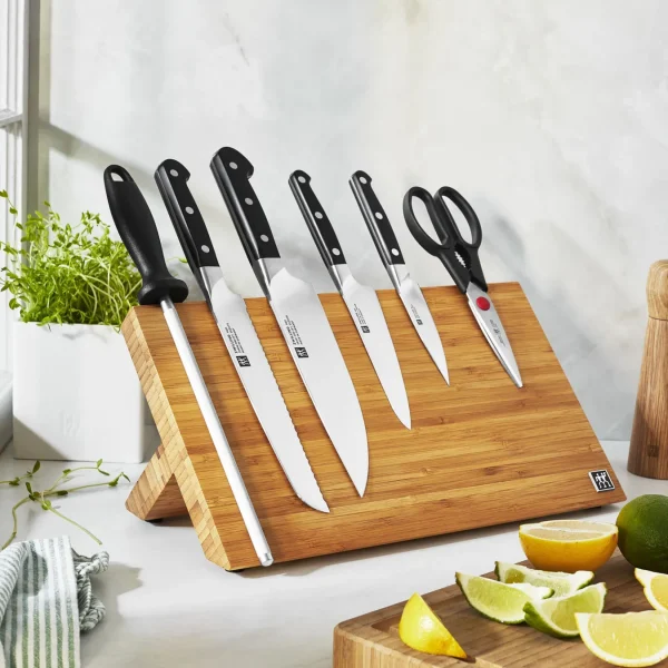 ZWILLING Knife Sets*7-Pc, Set Withmagnetic Easel Block, Bamboo