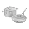 DEMEYERE Cookware Sets*3-Pc, Stainless Steel Cookware Set Silver