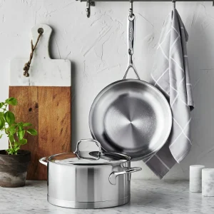 DEMEYERE Cookware Sets*3-Pc, Stainless Steel Cookware Set Silver