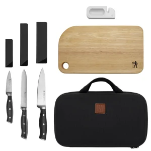 HENCKELS Knife Sets*6-Pc, Travel Knife Set Black Matte