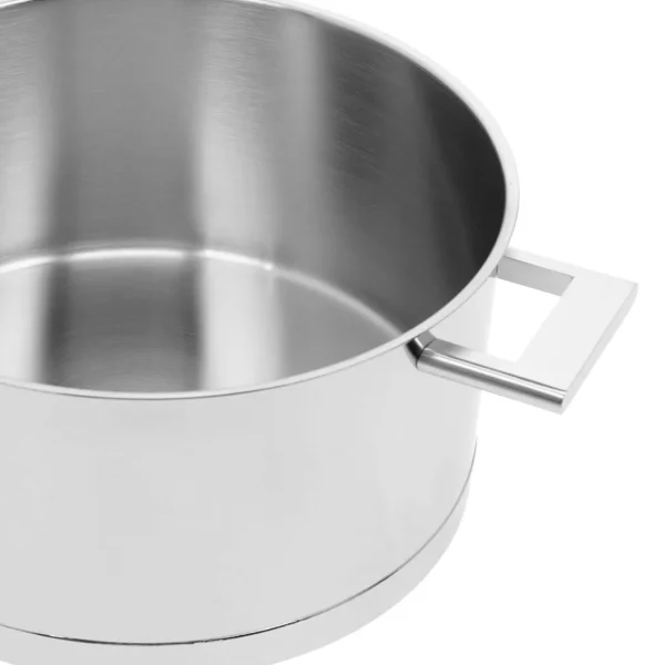 DEMEYERE Stew Pots*8.9 Qt, 18/10 Stainless Steel, Dutch Oven With Lid Silver