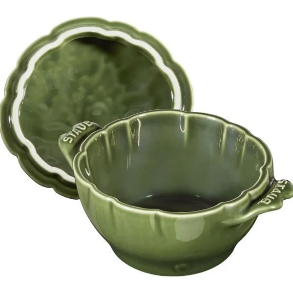 STAUB Specialty Cookware*0.475 Qt, Artichoke, Petite Cocotte, Basil