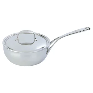 DEMEYERE Saucepans*3.5 Qt Conic Saute Pan/Saucier With Lid, 18/10 Stainless Steel