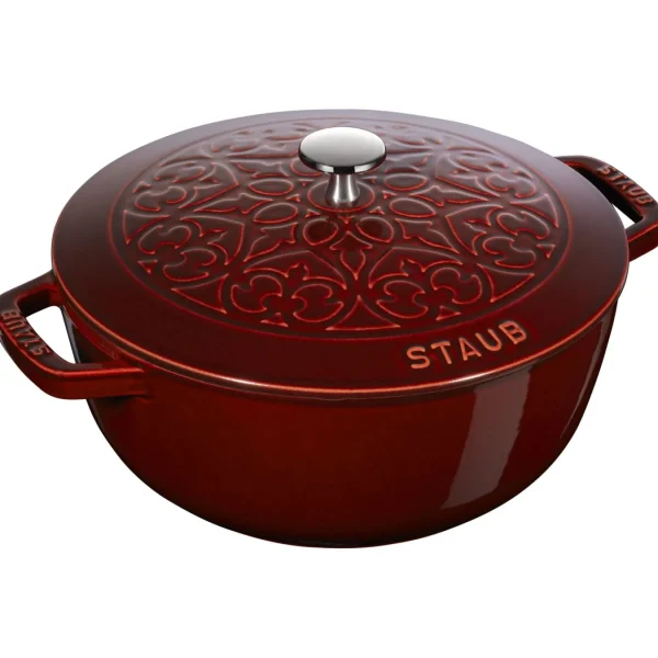 STAUB French Ovens*3.75 Qt, Essential French Oven Lilly Lid, Grenadine