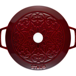 STAUB French Ovens*3.75 Qt, Essential French Oven Lilly Lid, Grenadine