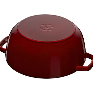 STAUB French Ovens*3.75 Qt, Essential French Oven Lilly Lid, Grenadine