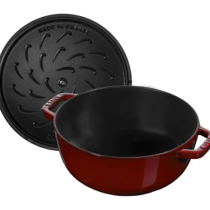 STAUB French Ovens*3.75 Qt, Essential French Oven Lilly Lid, Grenadine