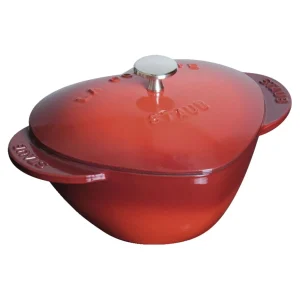 STAUB Specialty Cookware*1.75 Qt, Heart, Cocotte, Cherry