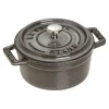 STAUB Dessert Bowls*0.275 Qt, Mini Round Cocotte, Graphite Grey