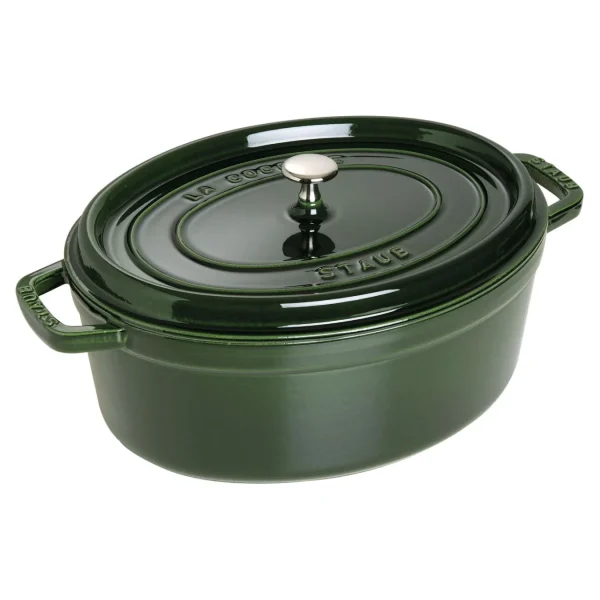 STAUB Dutch Ovens*7 Qt, Oval, Cocotte, Basil