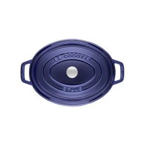 STAUB Dutch Ovens*7 Qt, Oval, Cocotte, Dark Blue