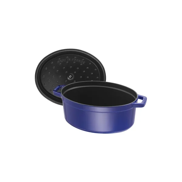 STAUB Dutch Ovens*7 Qt, Oval, Cocotte, Dark Blue