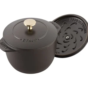 STAUB French Ovens*1.5 Qt, Petite French Oven, Black Matte