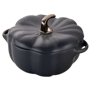 STAUB Specialty Cookware*0.75 Qt, Pumpkin, Cocotte, Black Matte