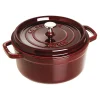 STAUB Dutch Ovens*13.25 Qt, Round, Cocotte, Grenadine