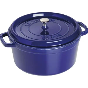 STAUB Dutch Ovens*7 Qt, Round, Cocotte, Dark Blue