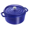 STAUB Dutch Ovens*4 Qt, Round, Cocotte, Dark Blue