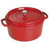 STAUB Dutch Ovens*8.75 Qt, Round, Cocotte, Cherry