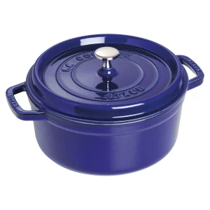 STAUB Dutch Ovens*2.75 Qt, Round, Cocotte, Dark Blue