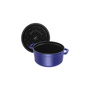 STAUB Dutch Ovens*5.5 Qt, Round, Cocotte, Dark Blue