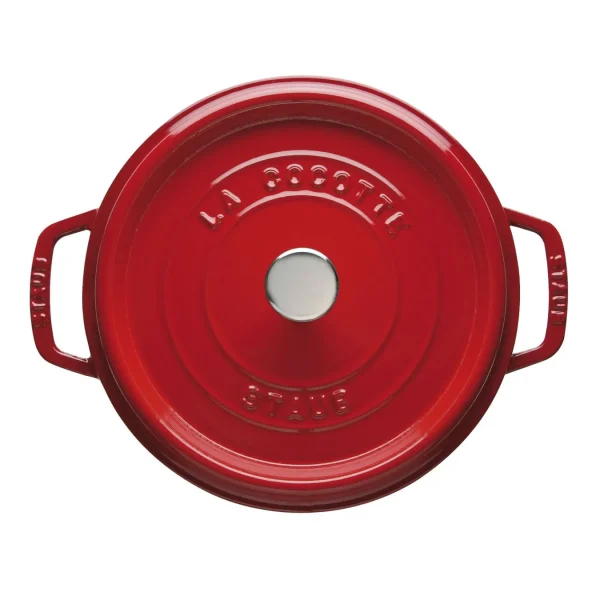 STAUB Dutch Ovens*4 Qt, Round, Cocotte, Cherry