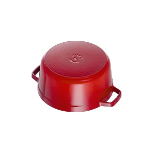 STAUB Dutch Ovens*5.5 Qt, Round, Cocotte, Cherry