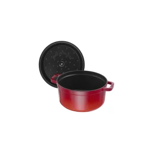 STAUB Dutch Ovens*8.75 Qt, Round, Cocotte, Cherry