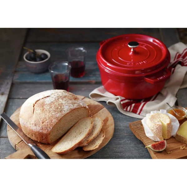 STAUB Dutch Ovens*4 Qt, Round, Cocotte, Cherry