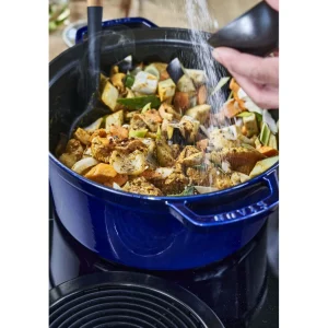 STAUB Dutch Ovens*7 Qt, Round, Cocotte, Dark Blue