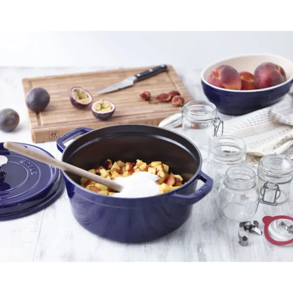 STAUB Dutch Ovens*5.5 Qt, Round, Cocotte, Dark Blue