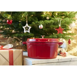 STAUB Dutch Ovens*8.75 Qt, Round, Cocotte, Cherry