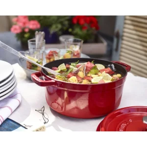 STAUB Dutch Ovens*4 Qt, Round, Cocotte, Cherry