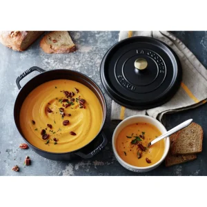 STAUB Dutch Ovens*4 Qt, Round, Cocotte, Black Matte