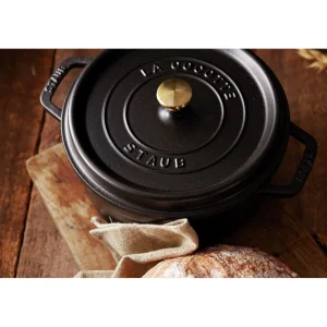 STAUB Dutch Ovens*4 Qt, Round, Cocotte, Black Matte