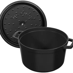 STAUB Dutch Ovens*5 Qt, Round, Tall Cocotte, Black Matte