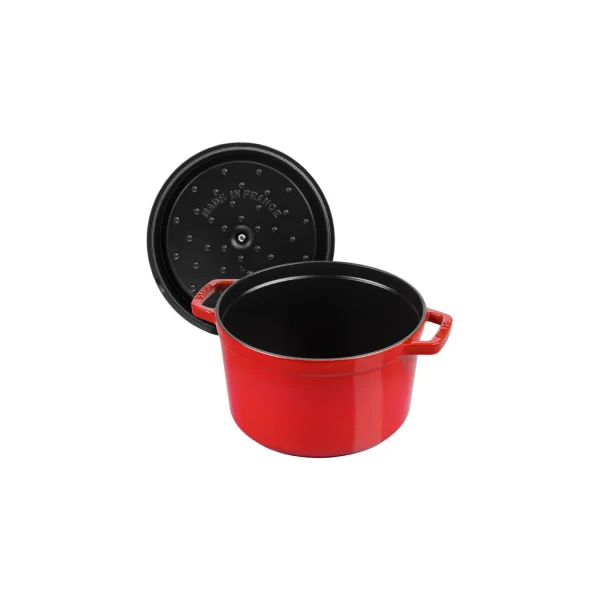 STAUB Dutch Ovens*5 Qt, Round, Tall Cocotte, Cherry