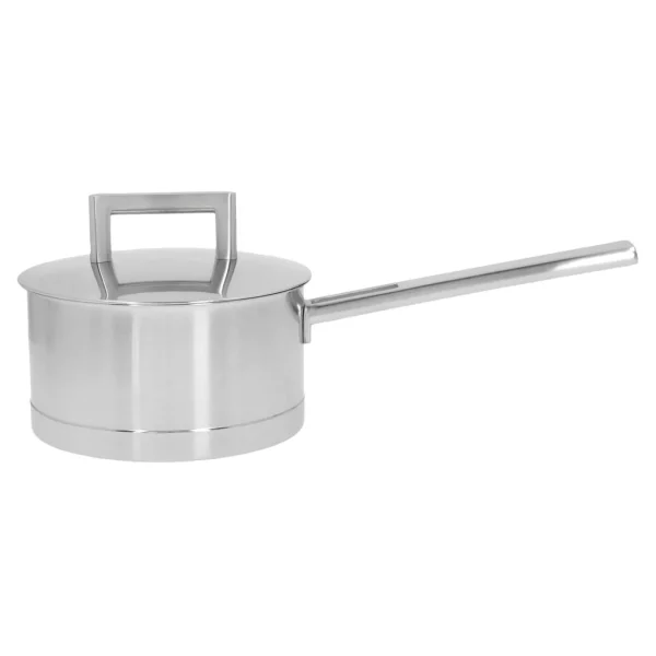 DEMEYERE Saucepans*1.1 Qt Sauce Pan With Double Walled Lid, 18/10 Stainless Steel Silver